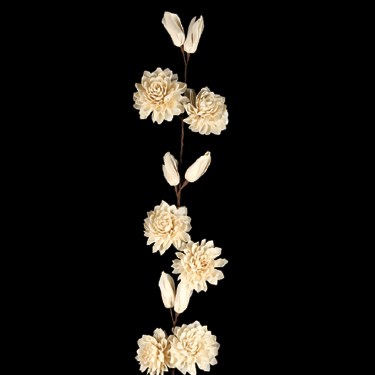 Sola Folded Flower With Buds Stick 90cm