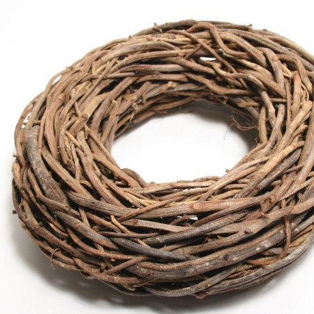 Rattan Wreath 'Natural' 65cm