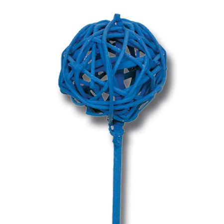 Brunchball 5 cm on stem 'blue'