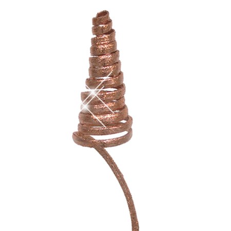 Cane cone 'copper copper glitter'