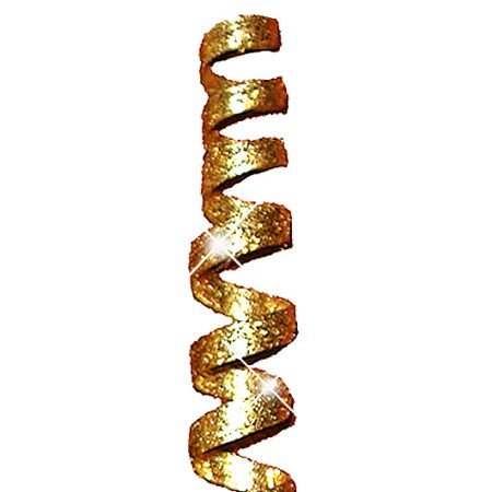 Cane spiral 'gold gold glitter'